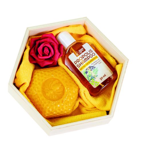 Geschenk Set Wabe 4 Honig Shampoo