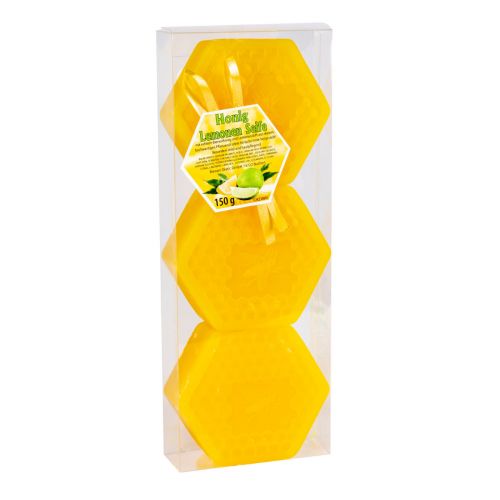Honig-Lemonen-Wabenseife, 3er Geschenk-Packung