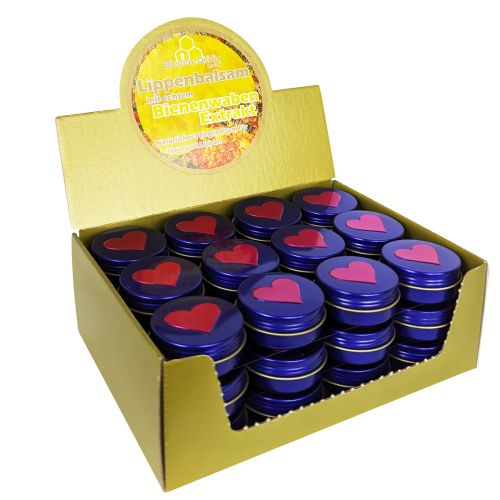 Lippenbalsam 14ml Aufsteller Herz 36 St.