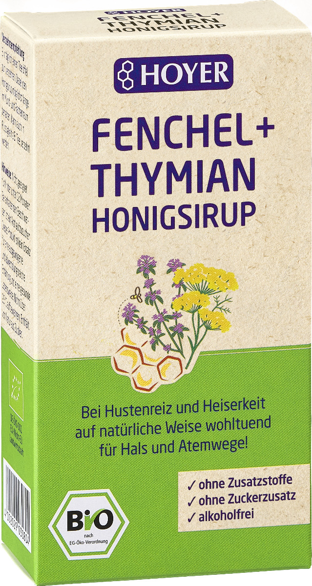 Fenchel + Thymian Honigsirup 250 g