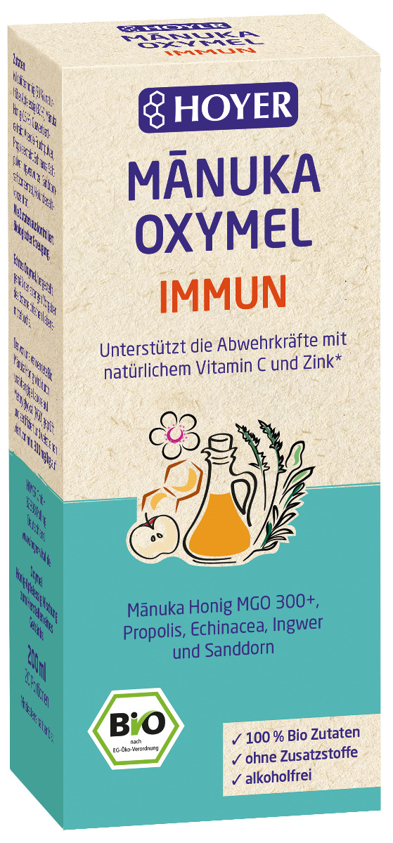 Bio Manuka Oxymel Immun Flasche 200 ml