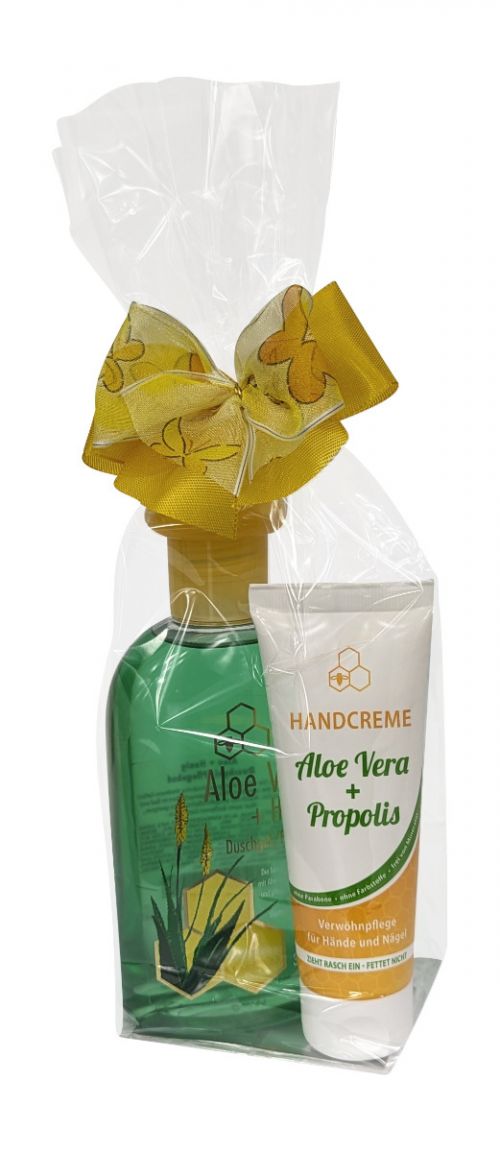 Geschenkset Aloe Vera Dusche + Aloe Vera Handcreme