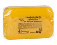 Honigseife mit Honigduft mit Etikett  100 g