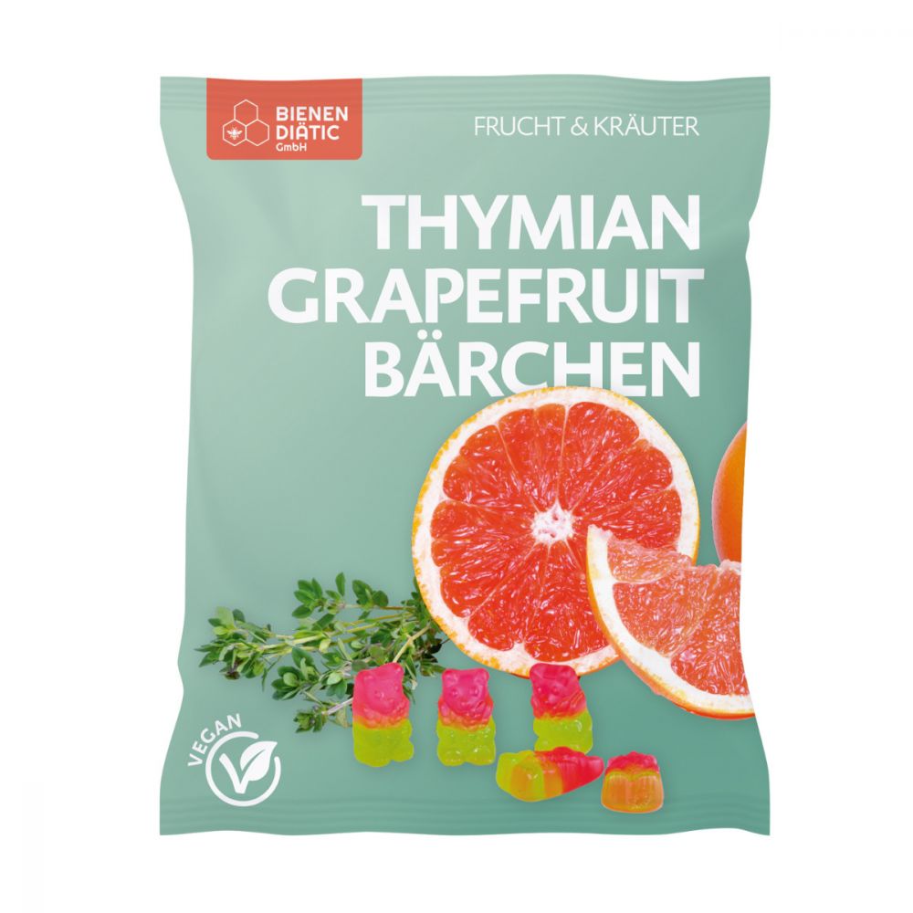 Vegane Thymian-Grapefruit Bärchen 100 g