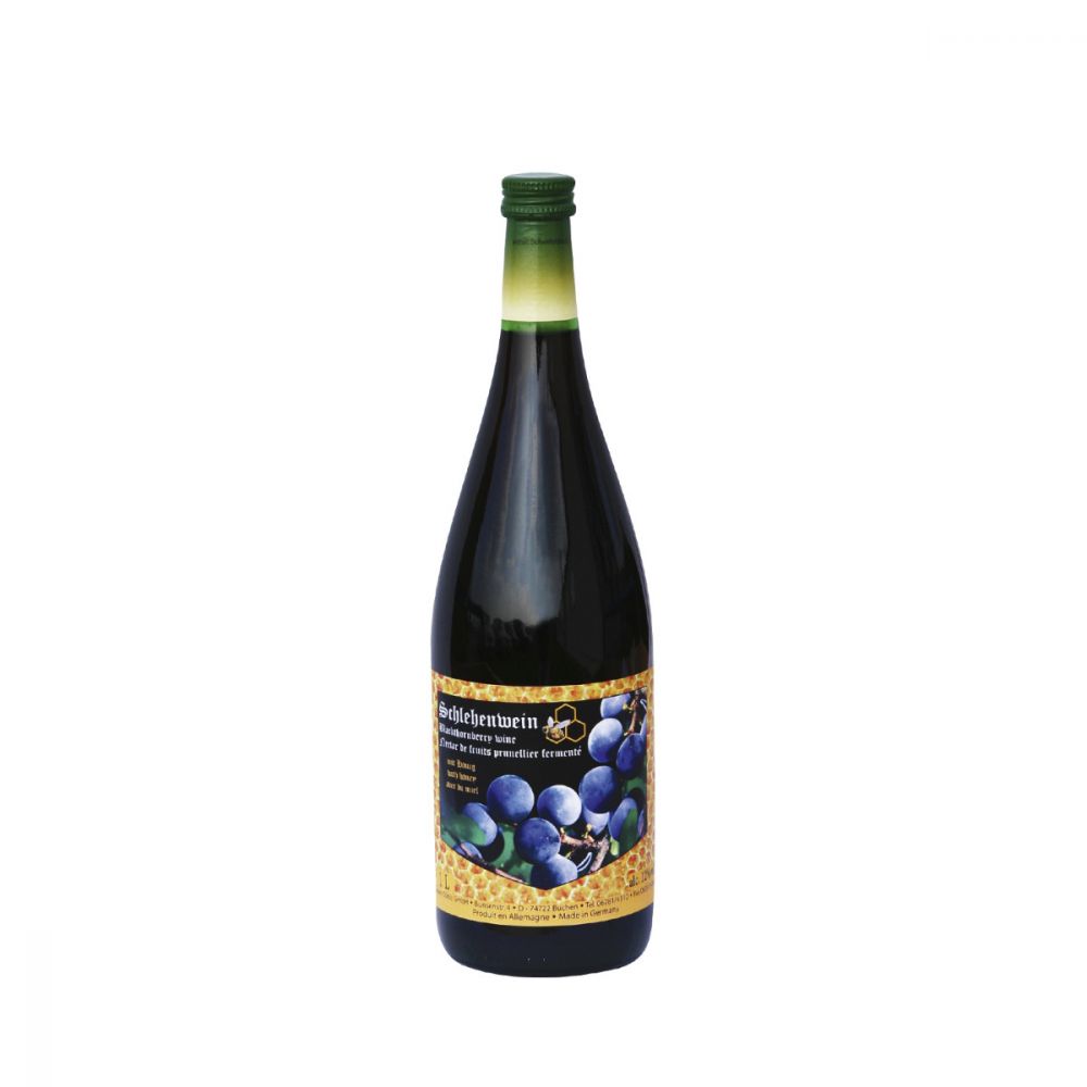 Schlehenwein mit Honig  1 l