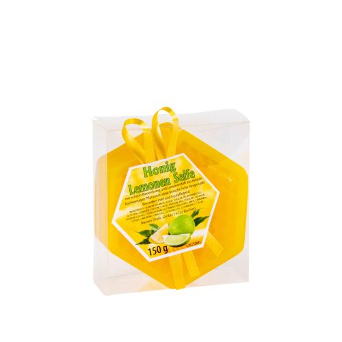 Honig-Lemonen-Wabenseife 150 g in Cello-Geschenkb.