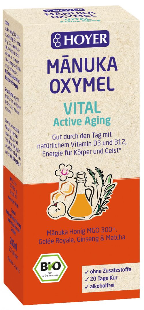 Bio Manuka Oxymel Vital Flasche 200 ml