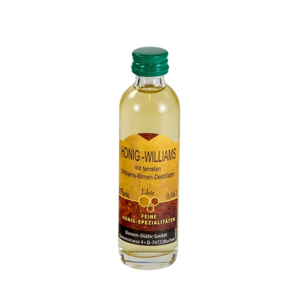 Honig Williams Likör 35% vol.  0,04 L